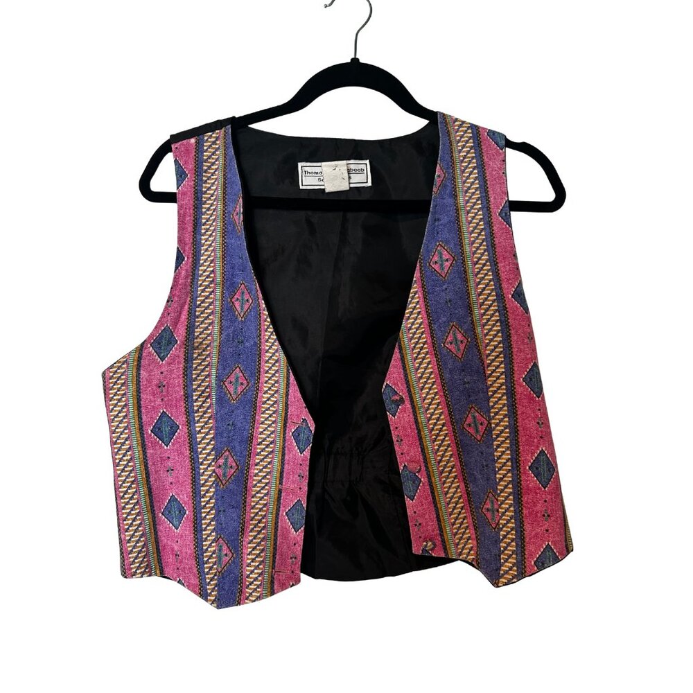 Vintage Vest Thomas Lewis Habeeb Size S